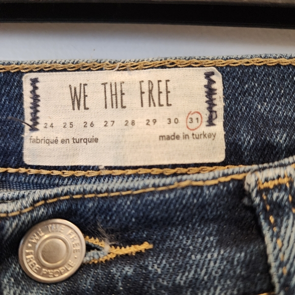 Free People Distressed Jeans - Picture 2 of 8